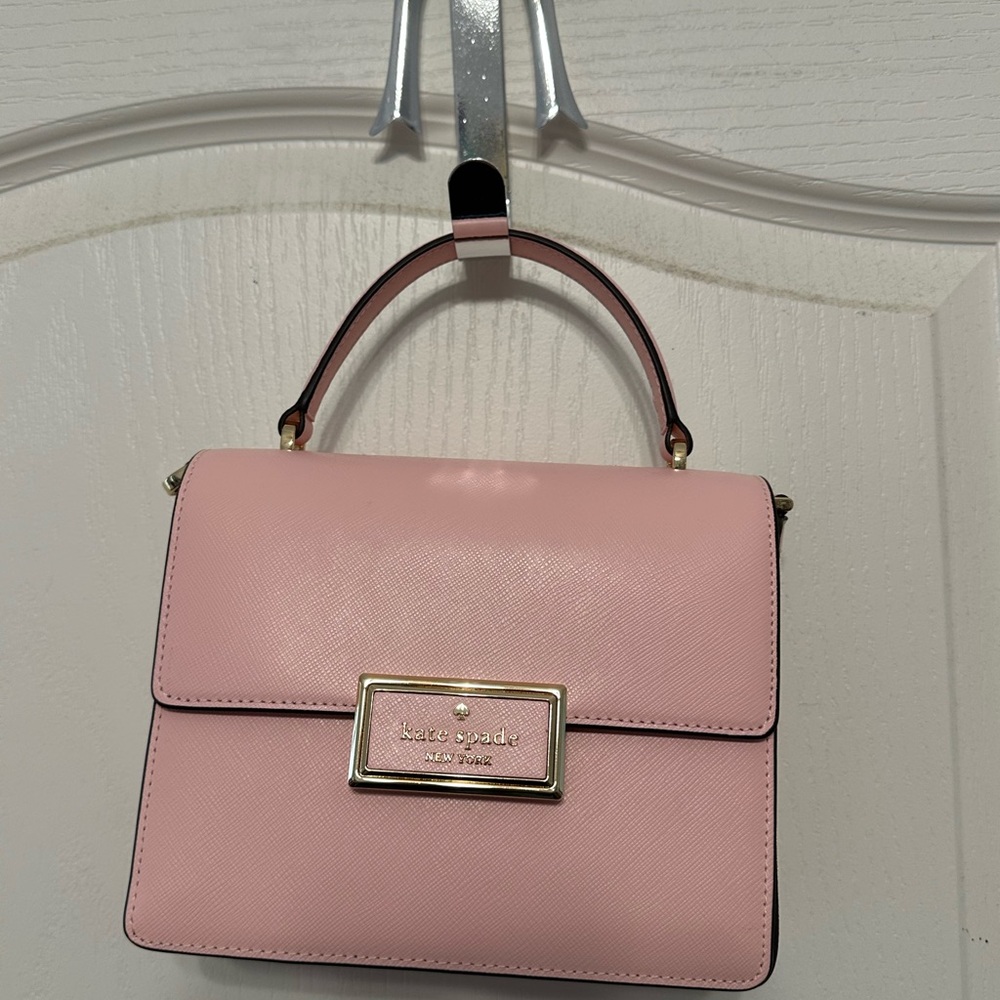 Kate Spade Pink Satchel with Gold Hardware
